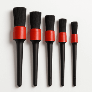 Autókozmetikai Ecsetkészlet 5db – Műszerfalhoz, beltérhez, felnihez