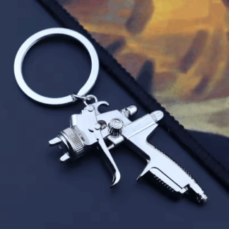 Fényezőpisztoly kulcstartó