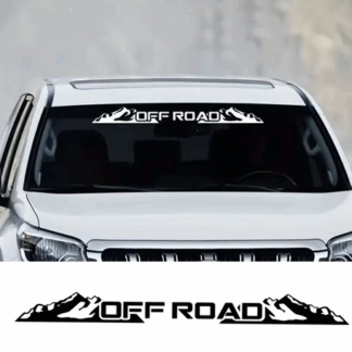 Off Road matrica szélvédőre nagy 100×9 cm 1db