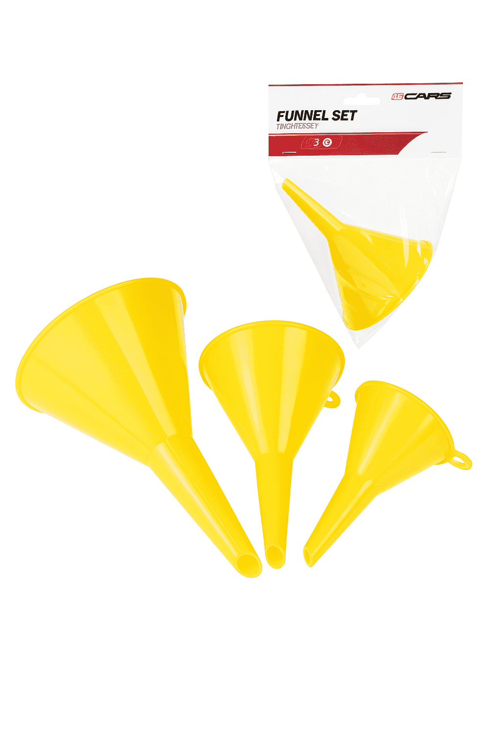 Műanyag Tölcsér Készlet – 3 darabos 4CARS