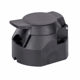 7 PIN vonóhorog aljzat 12V – műanyag, teljes világítás és fékezés (E1216)