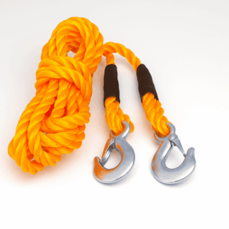 Vontatókötél 3T – 4 méteres, erősített fémkampókkal 4CARS