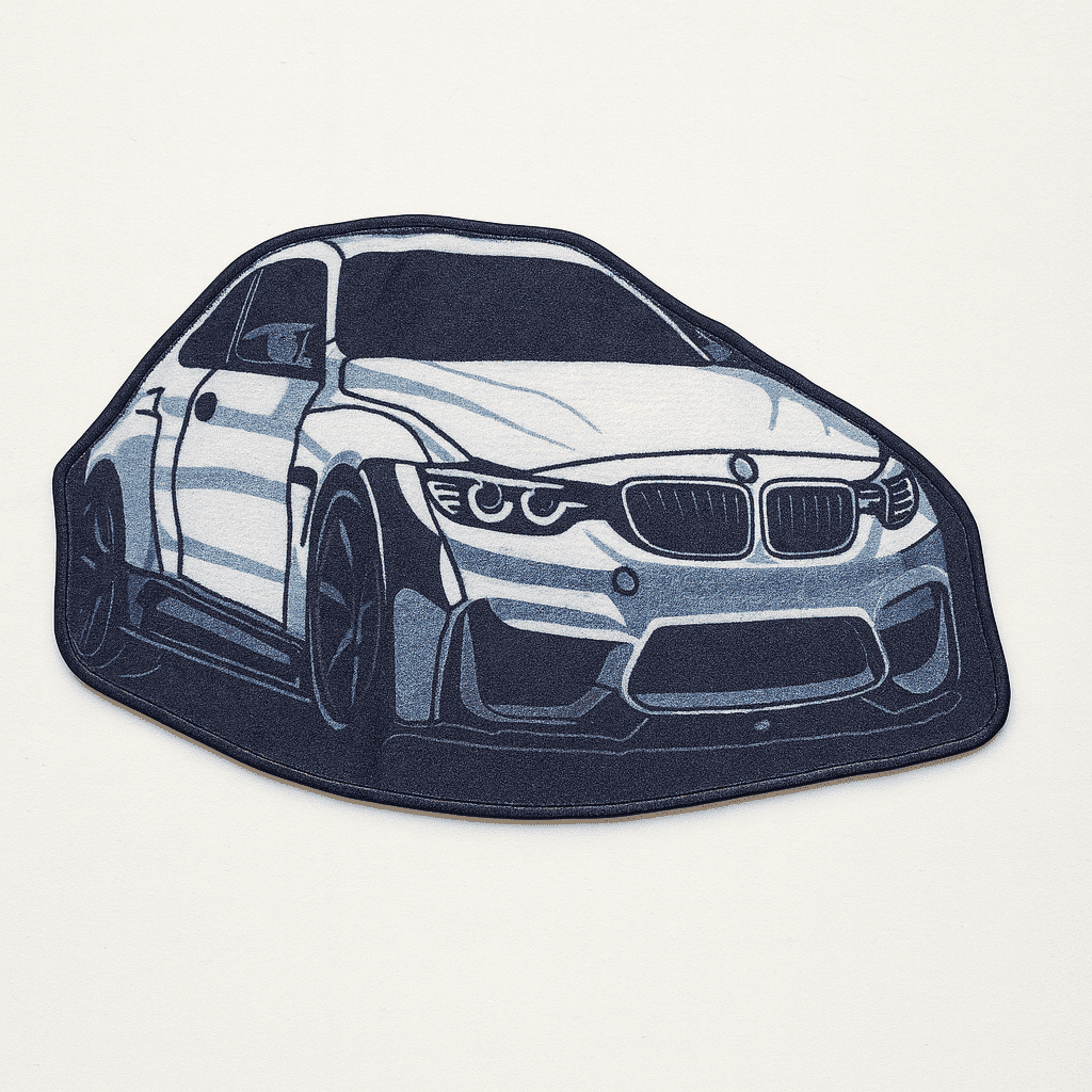 Dekorszőnyeg BMW F – plüss szőnyeg hálószobába, fürdőbe, konyhába 40x60cm