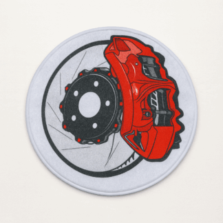 Kör alakú mintás szőnyeg Féktárcsa dekoratív padlószőnyeg otthonra