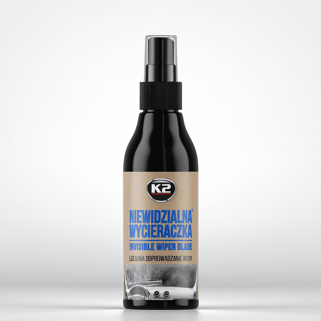 K2 Vizio 200 ml – Szélvédő Esővédő Bevonat Hidrofób Védelem Üvegre és Fényszóróra
