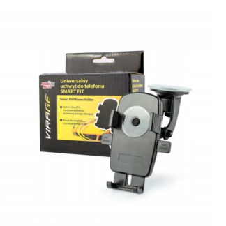 Autós Telefontartó SMART FIT – Műszerfalra és Szélvédőre, Egykattintásos Rögzítéssel (Moje Auto Virage, max. 6”)