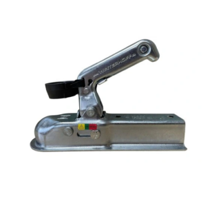 Golyóscsap Utánfutóhoz Winterhoff típusú – 800 kg DMC, 40 mm Négyszög Vonórúdhoz, Kopásjelzővel + Dugótartóval