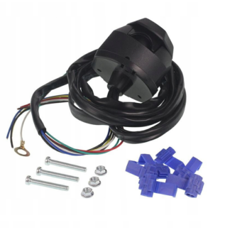 Utánfutó Univerzális Aljzat szett + 1,5 m Kábel és csavarok bekötéshez(7×0,5 mm) Utánfutó Csatlakozó