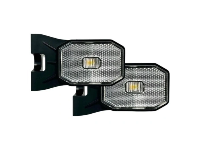 Szélességjelző Lámpa 12–36V – Fristom Típus, Fényvisszaverős Tartóval Utánfutó Pótkocsi Lakókocsihoz 2db