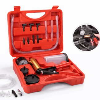 Vákuumszivattyú / Vákuumos Nyomáspumpa Készlet – Diagnosztikai Eszköz Fékhez és Motorhoz kofferben