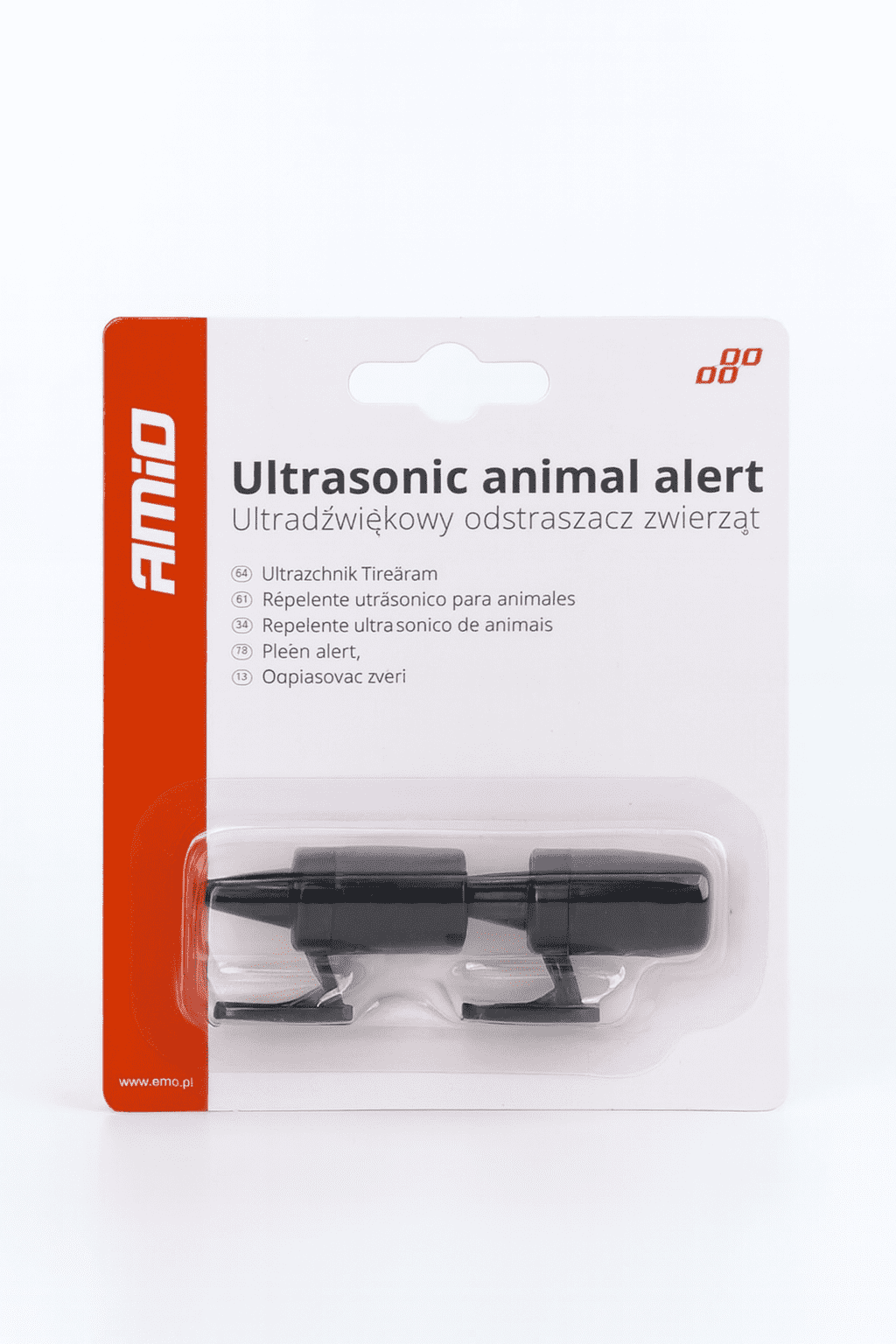 Ultrahangos Erdei Vadriasztó Autóra – AMiO 02453 | 2 db-os Állatriasztó Síp, Egyszerű Felszerelés - Image 2