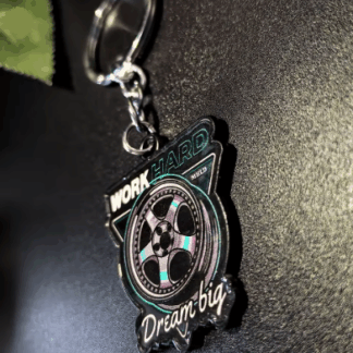 WorkHardDreamBig kulcstartó