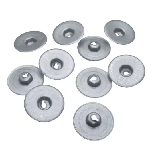 Hővédő Lemez Rögzítő Anya BMW / MINI / Land Rover – 20db Ezüst, 3 cm