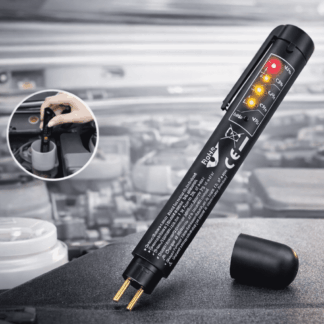 Digitális Fékfolyadék Tesztelő Toll – DOT3 / DOT4 / DOT5, LED Kijelző, Víz­tartalom Mérő