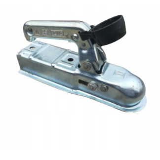 Golyóscsap Utánfutóhoz Winterhoff típusú – 800 kg DMC, 60 mm Négyszög Vonórúdhoz, Kopásjelzővel + Dugótartóval