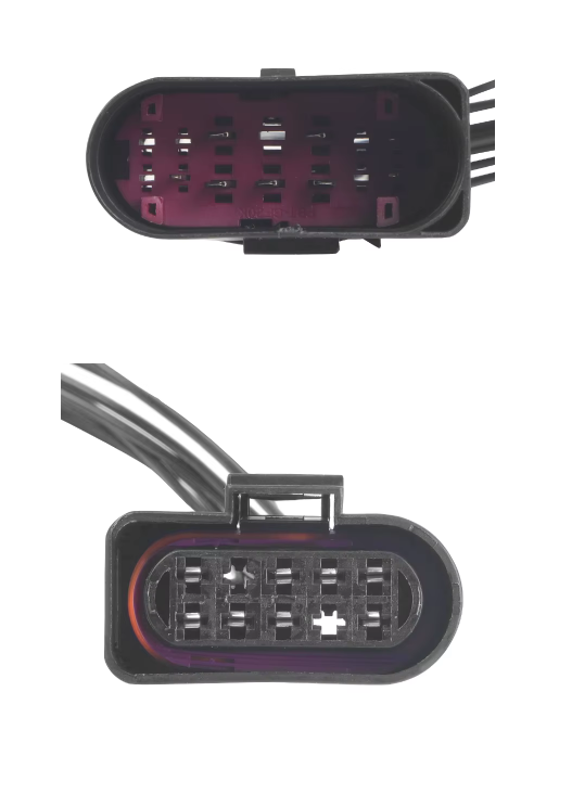 HID Xenon Fényszóró Adapter Kábel 14-10 tűs xenon adapterköteg Volkswagen Audi - Image 2